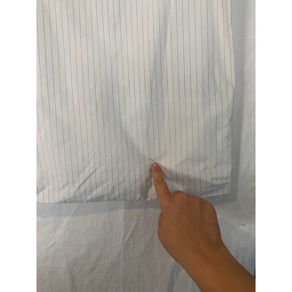 Brooklinen Standard Pillowcase Set Pair 2 Pillow Cover Case Black White Striped - Picture 4 of 6